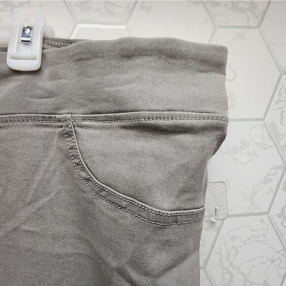 Terra & Sky Women's Plus Size Tummy Control Jeggings Gray - Picture 10 of 13